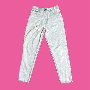 Vintage GUESS by Georges Marciano High Rise Jeans Ankle Zip in Light Wash 29